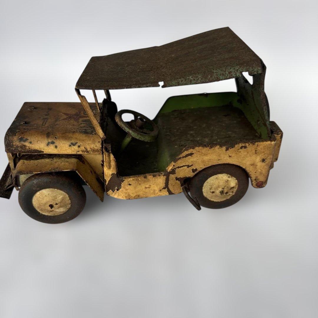 ミニチュアジープ オレンジとグリーン