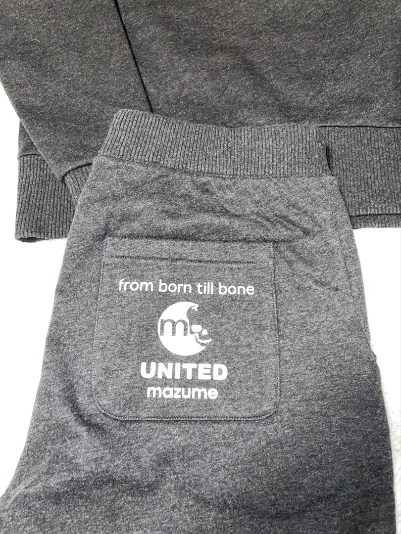 マズメウィンドカット防寒スウェットセットアップ　チャコール