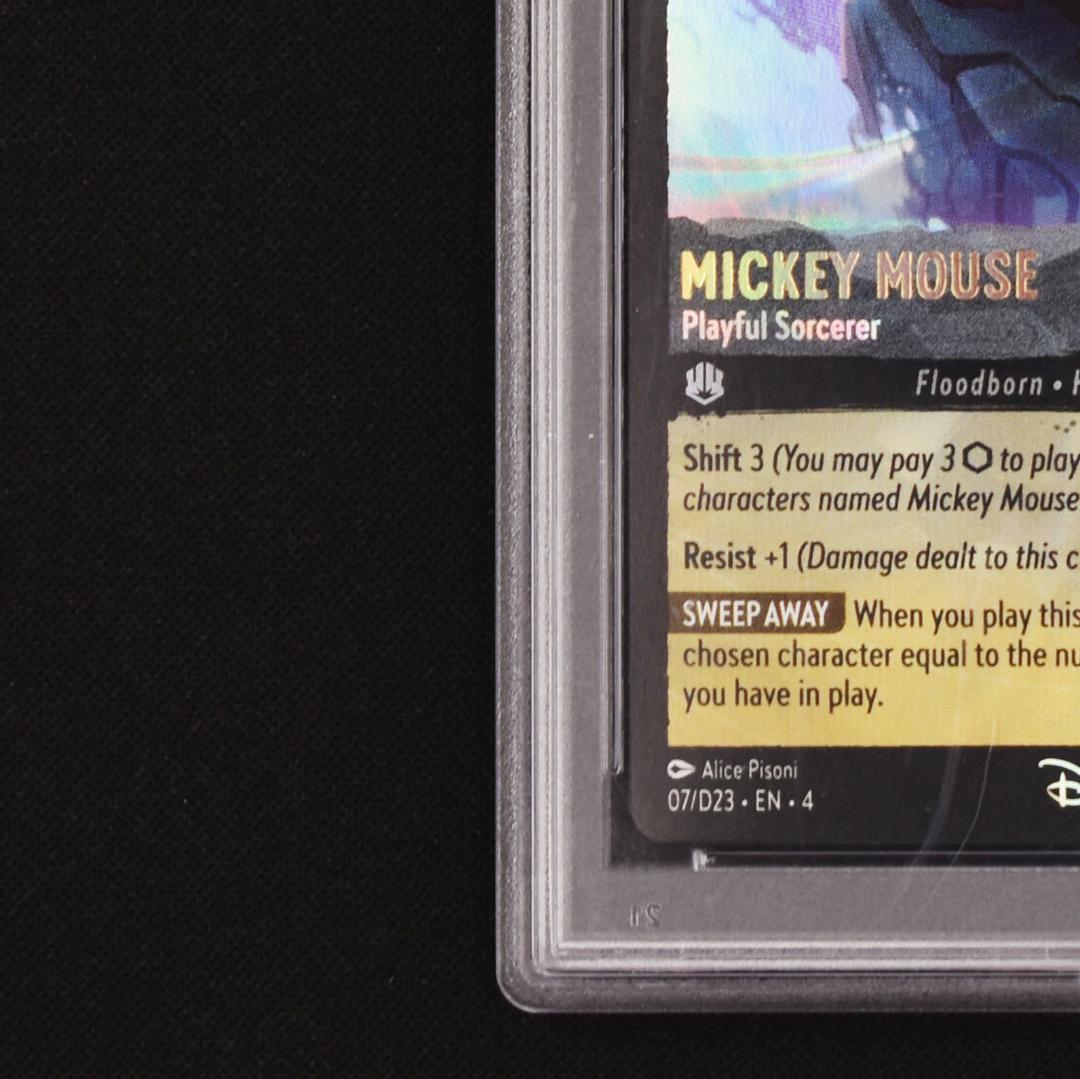 PSA9 ミッキーマウス ファンタジア ソーサラー ディズニー ロルカナ D23