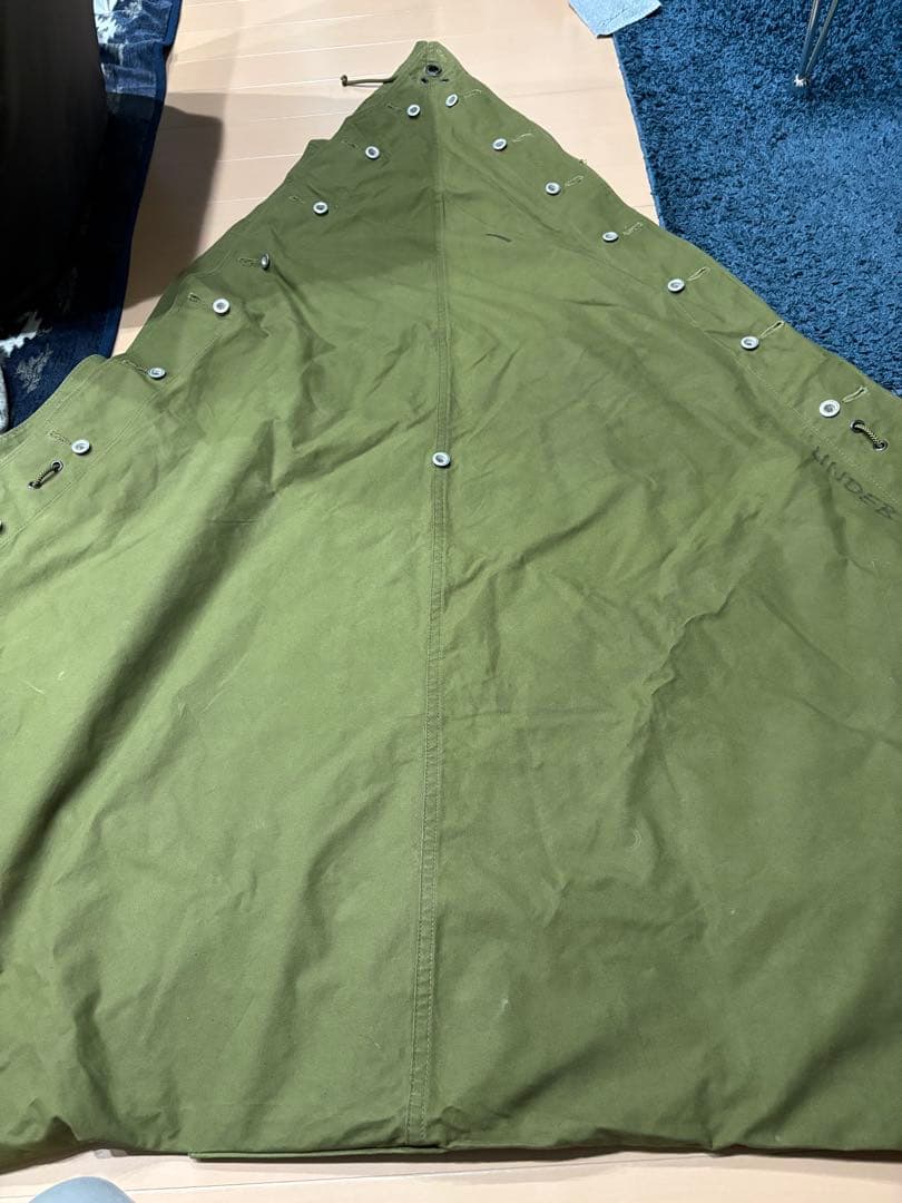 ノルウェー軍幕　シルバーボタン3枚　軍幕