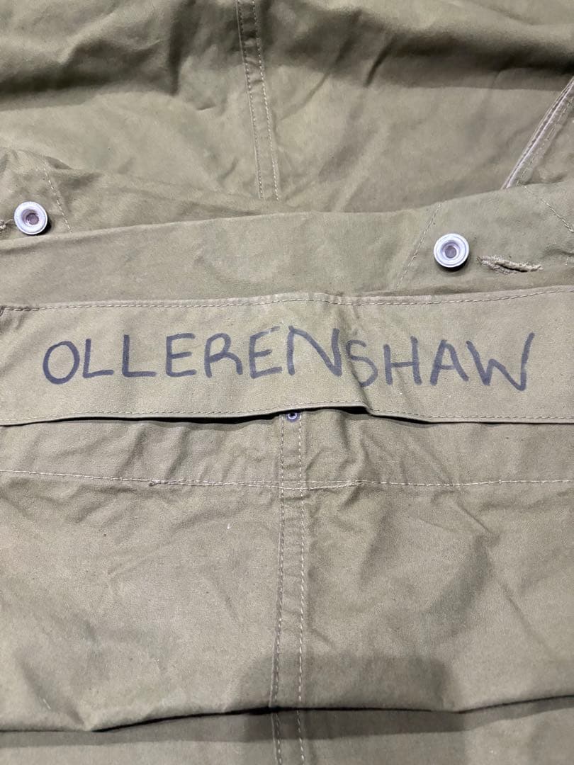 ノルウェー軍幕　シルバーボタン3枚　軍幕