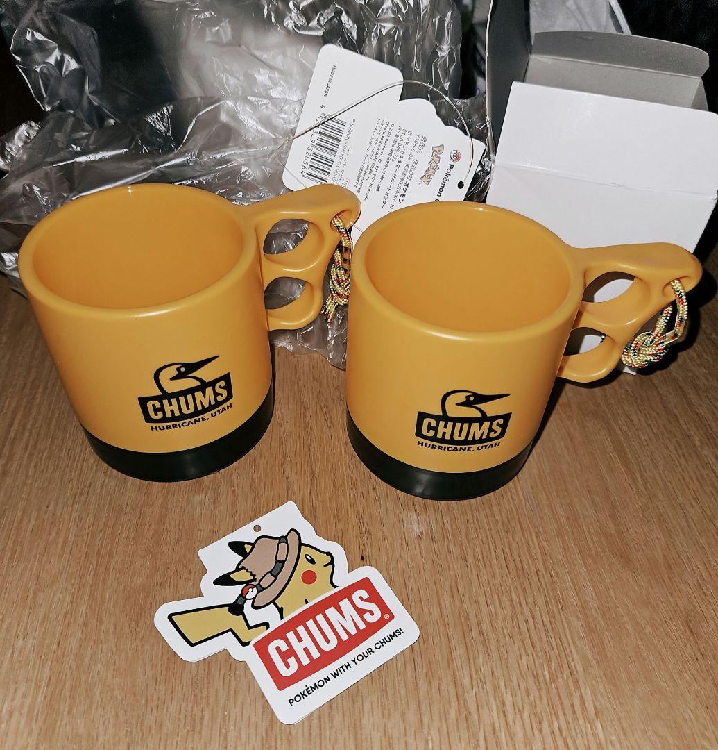 CHUMS　キャンパーマグカップ　コラボ　ポケモン　ピカチュウ　2個セット
