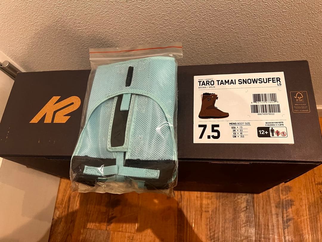 K2 TTブーツTaro Tamai srfer ゲンテン　25.5