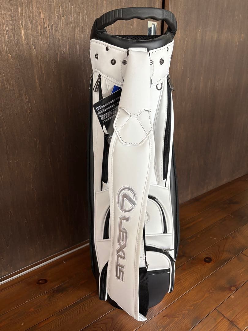 Lexus キャディバッグ ホワイト/ブラック 新品タグ付き