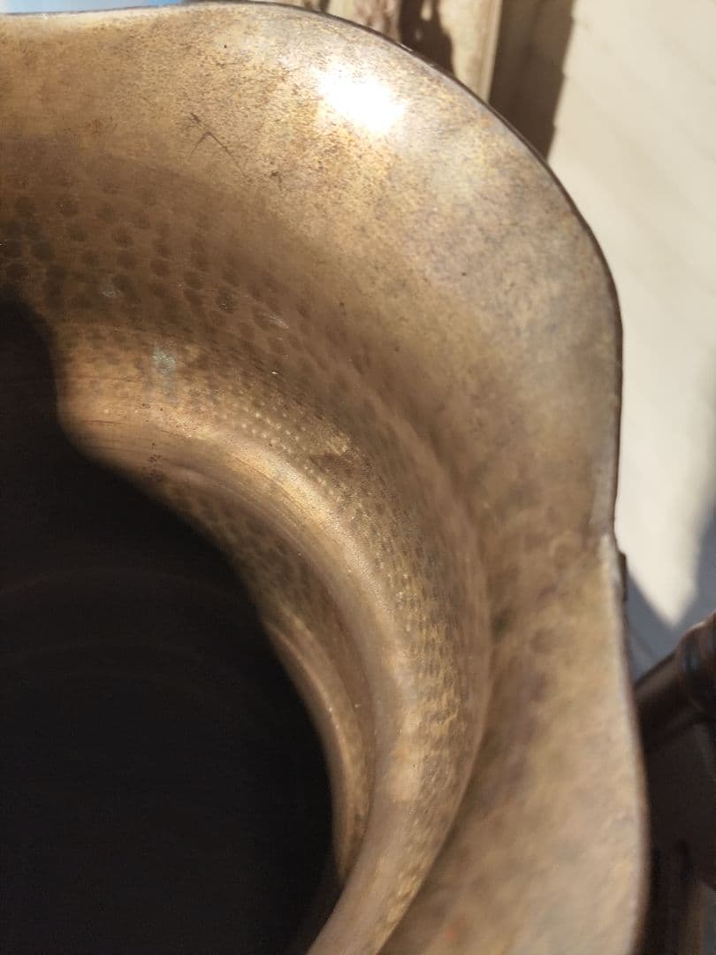 傘立て　銅　真鍮　ブロカント　　ウエスタンブーツ　アンティーク　ヴィンテージ