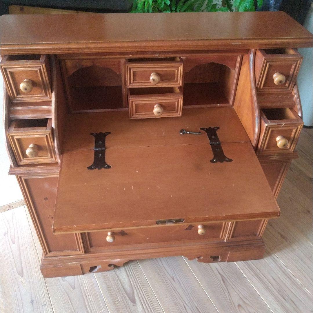 ライティング ビューロー 、木製デスク