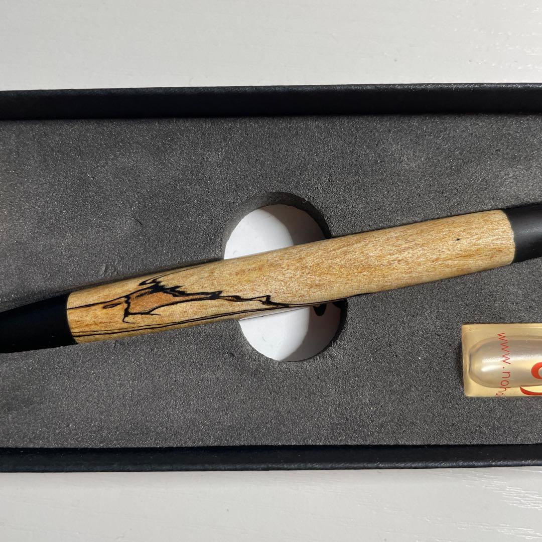 野原工芸 新型シャーペン スポルテッド栃 シルバー金具