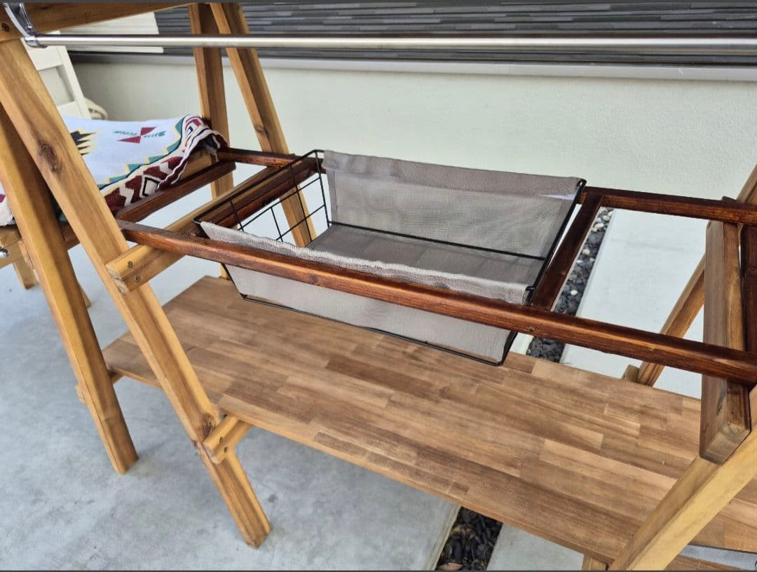 visonpeaksアカシアキッチンラック、フルセット キャンプ アウトドア