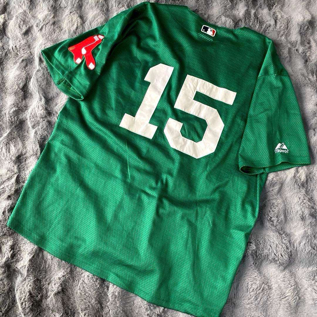 MLB オフィシャル レッドソックス ユニフォーム 52サイズ グリーンカラー
