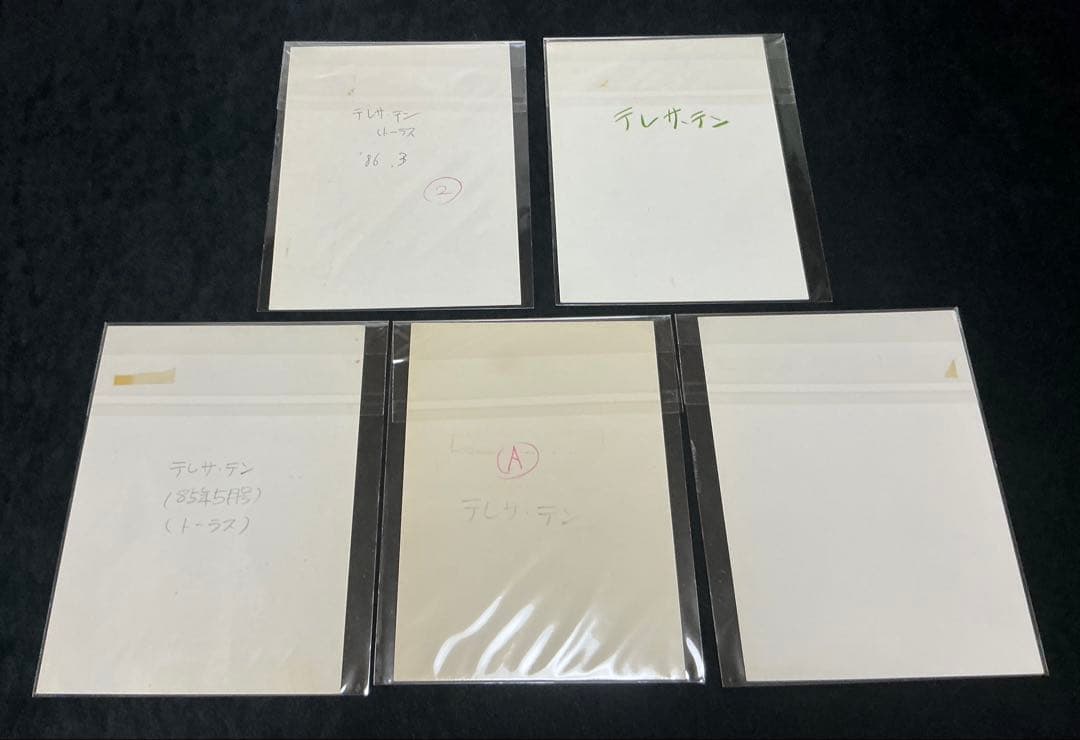 鄧麗君 テレサテン　カピネサイズ　生写真 taurus 貴重当時物　5枚