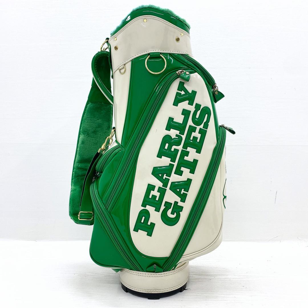 PEARLY GATES パーリーゲイツ エナメル キャディバッグ ゴルフバッグ