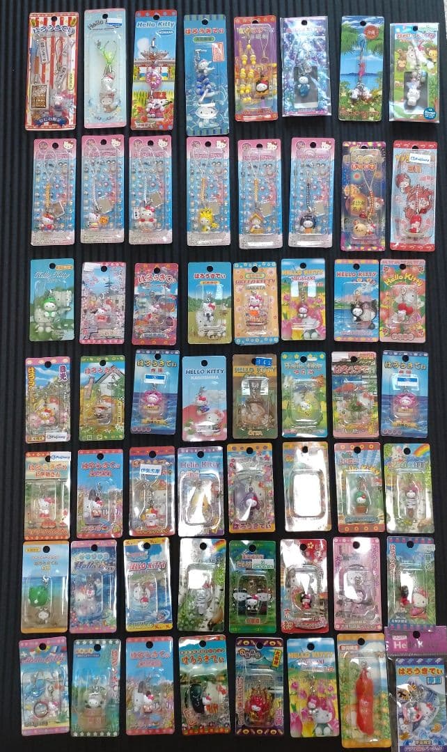 ご当地ハローキティストラップ101個(おまけ①②③付き)