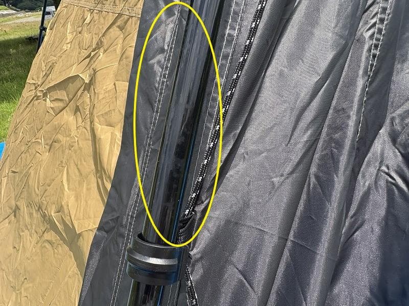 未使用！クイックキャンプ ワイドスクリーンタープ 4m×2.8m ワンタッチ