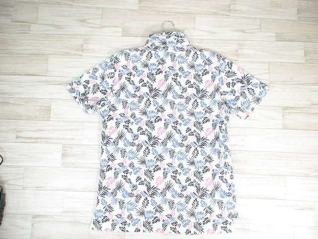 67855 OPST ポロシャツ　白ｘ黒ｘ青ほか　サイズO