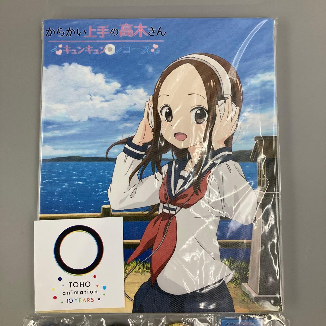 からかい上手の高木さん キャンバスボード キュンレコビジュアル Ver.