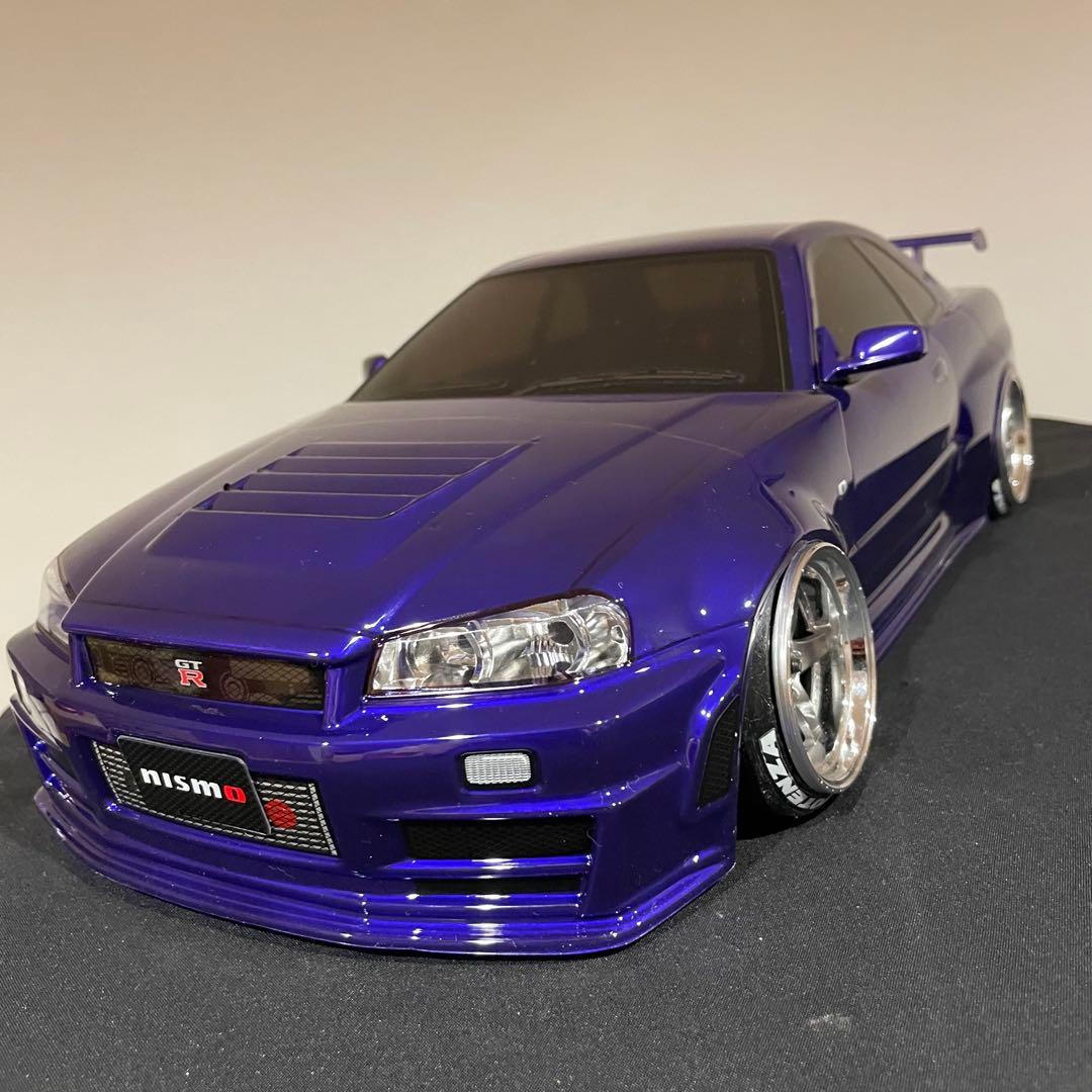 タミヤ　日産　スカイラインgt-r r34 1/10 ラジコンボディ　yd-2