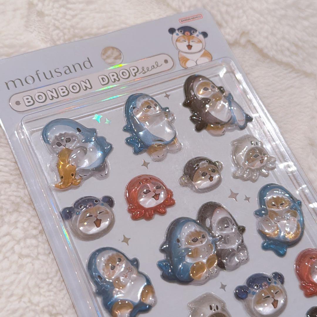 【正規品】　新品未使用　ボンボンドロップシール　モフサンド　A サメにゃん　希少