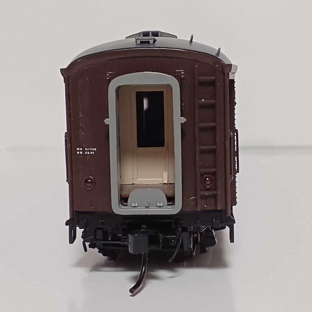 天賞堂 スハフ32 丸屋根車 ぶとう色2号 原型扉(SG) No.57004