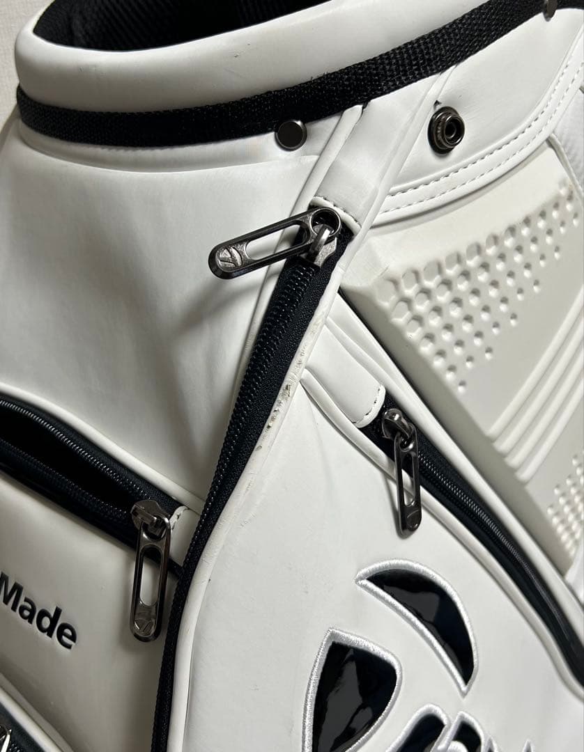 テーラーメイド　キャディバッグ　オーステック 9.5型　ホワイトブラック