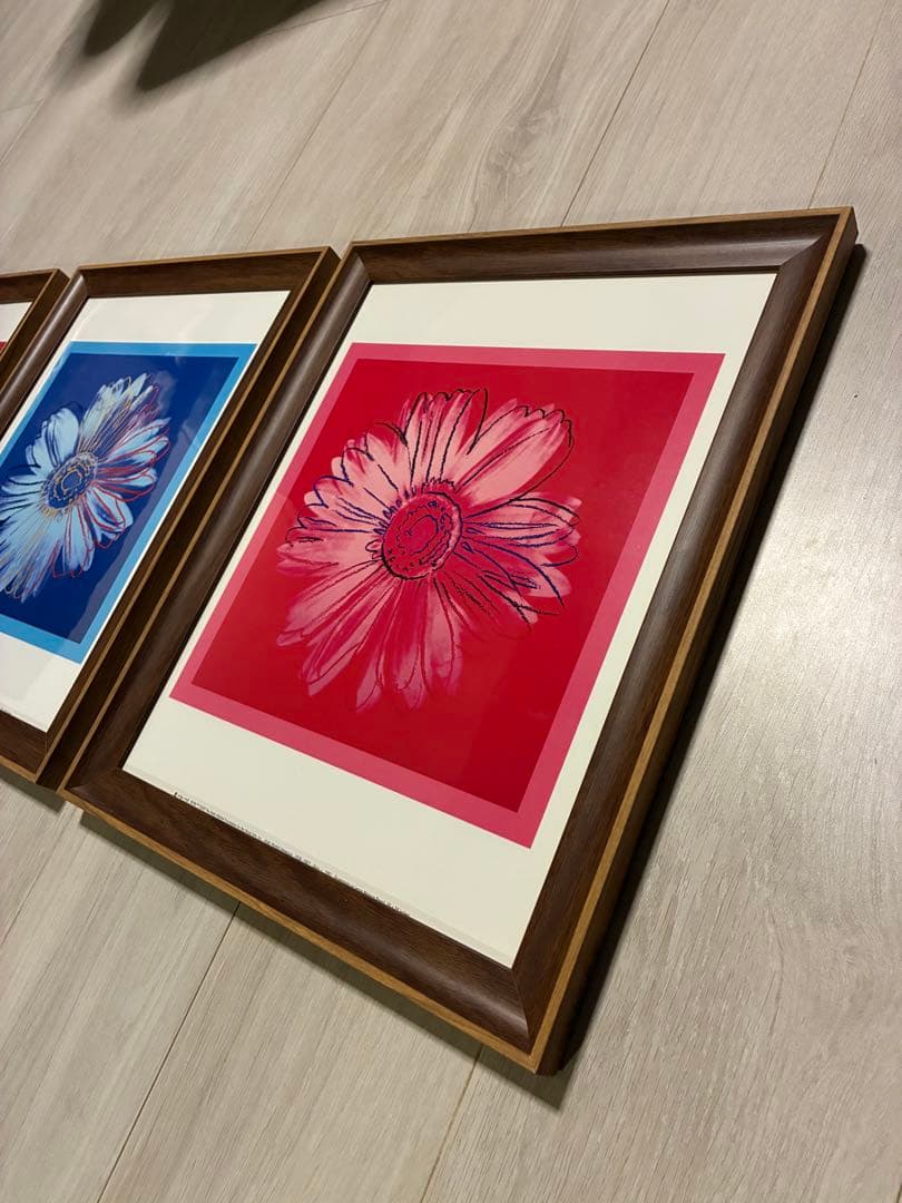 アンディ・ウォーホル Daisy, c. 1982 アート3点