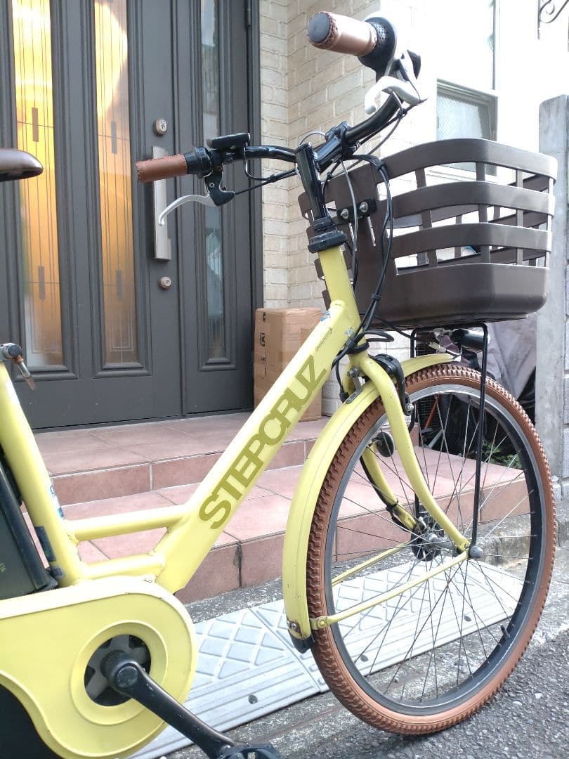 配送可★直接引渡可★カスタム【ステップクルーズ】電動アシスト自転車子供乗 充電器