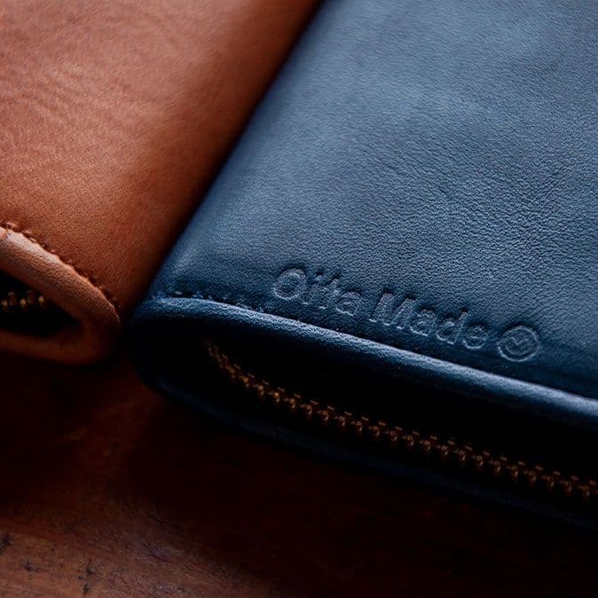 Oita Made キリカブジーンズさんのペンケース ジャパンブルー３本差し