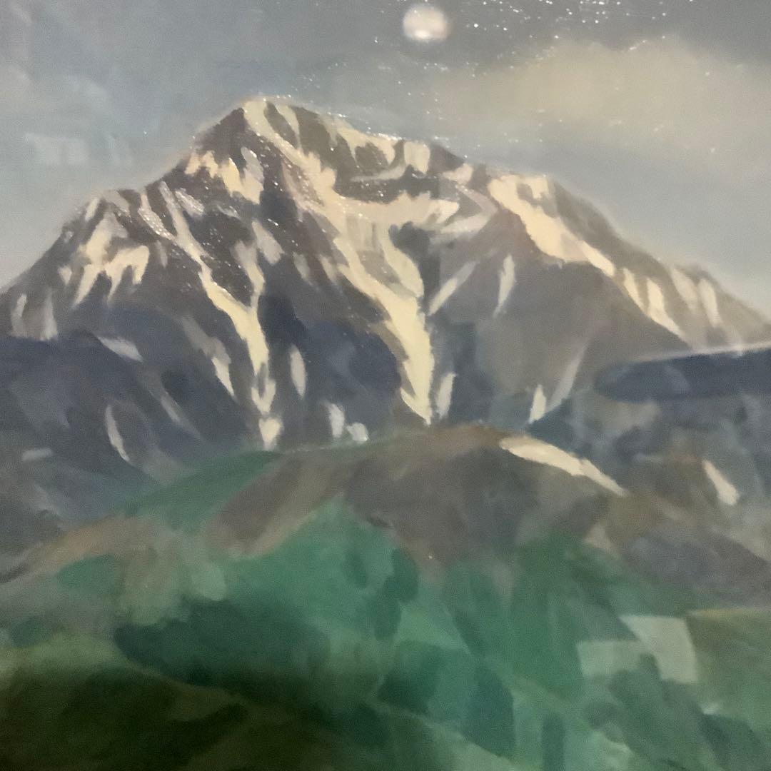 【真作】　池田正文　（甲斐路初夏）　油絵　8号　師:安井曾太郎 芸大油画科卒