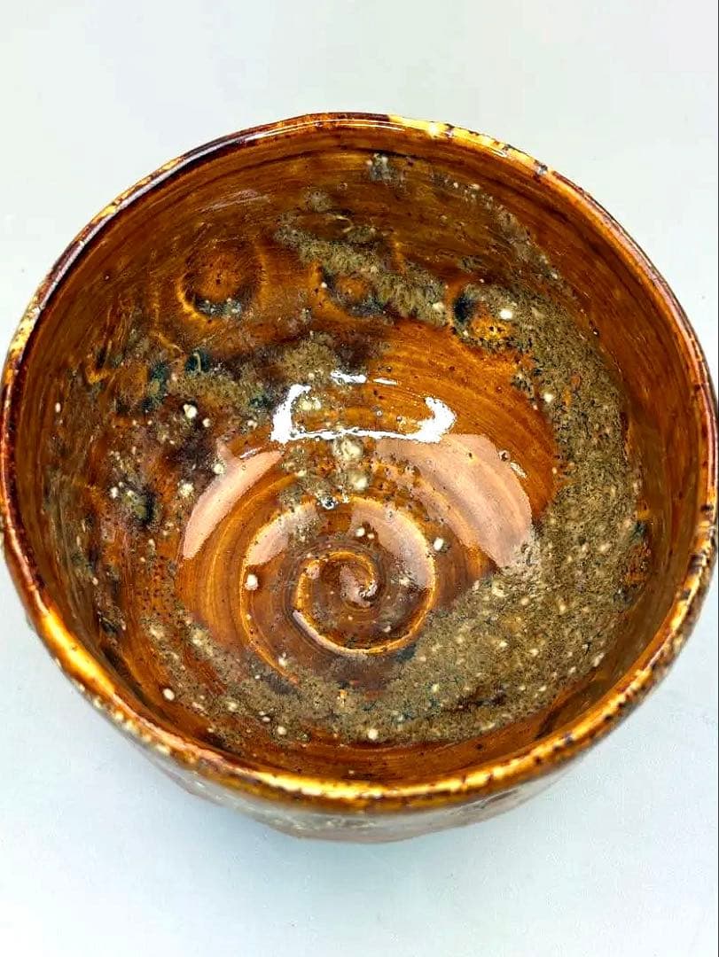 茶道具一式 茶箱付き 11点セット　加藤麥代　茶碗香合織部茶碗水注　在銘