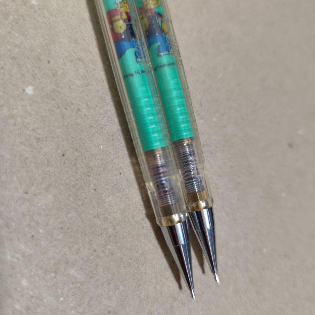 【希少】Pentel POPEYE 緑 シャーペン 2本 ぺんてる ポパイ