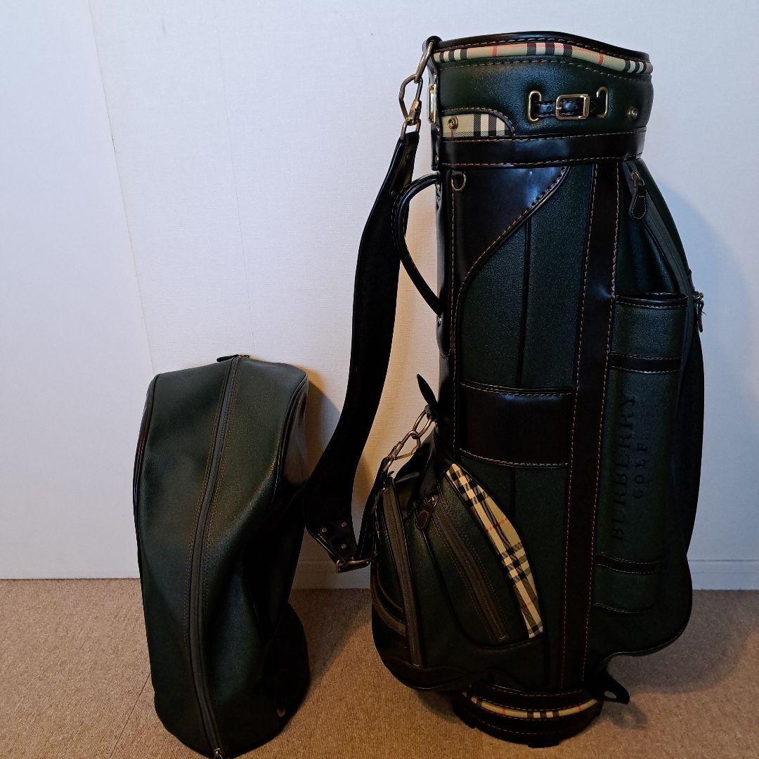 BURBERRY　ダークグリーン キャディバッグ 4分割収納