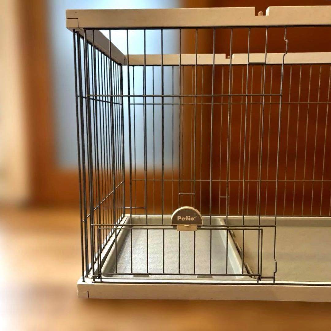 ★ ペティオ★ドッグルームサークル　小型犬用　ケージ　犬用サークル　ホワイト