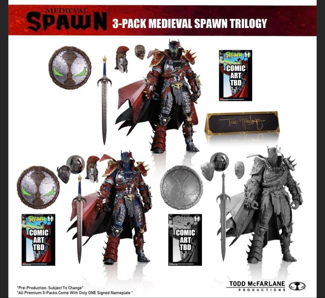 Medieval Spawn Black Edition フィギュア