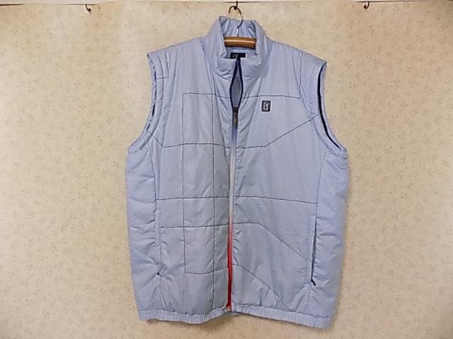 83427 PGAツアー 中綿入りベスト　水色　サイズLL