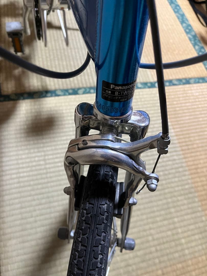 Panasonic LIGHT WING折りたたみ自転車 青