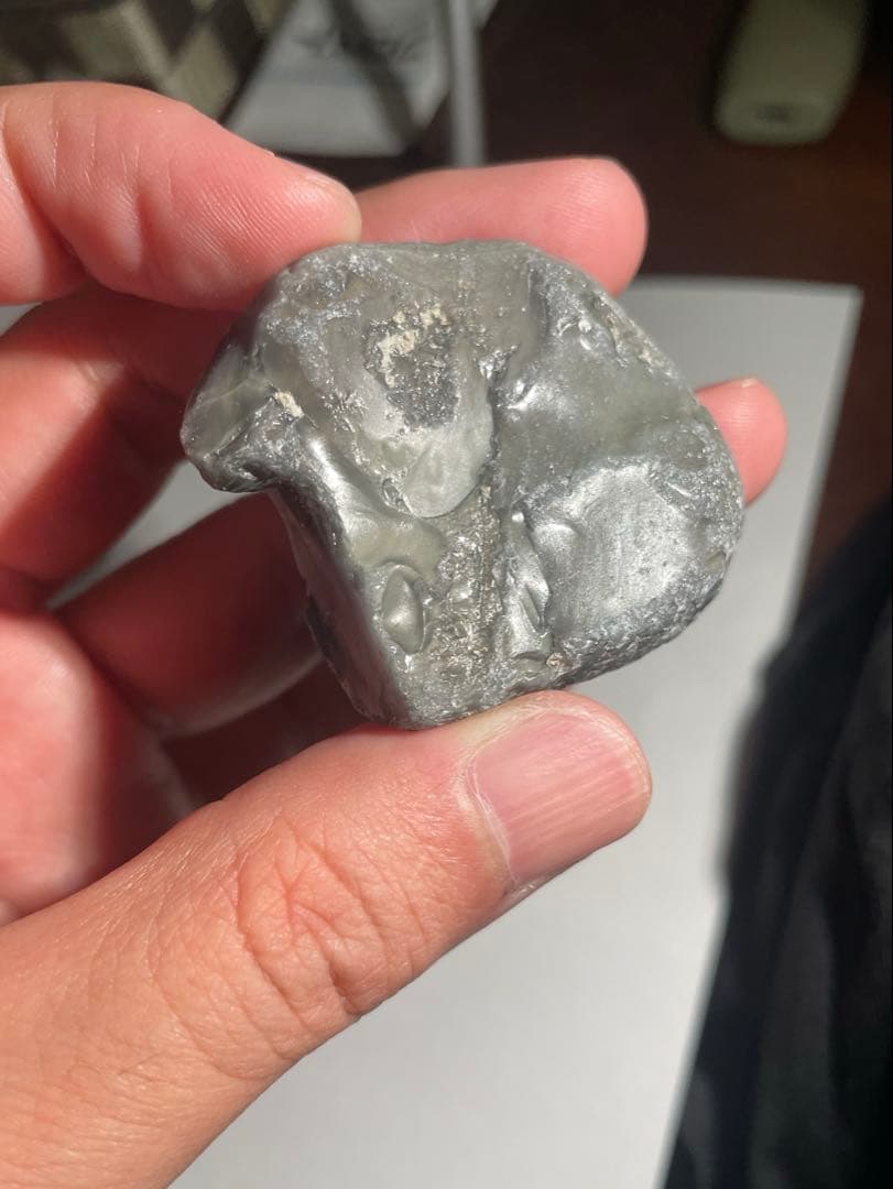 研磨品　十勝石玲瓏セット　①イエローグリーンベース　②淡水色