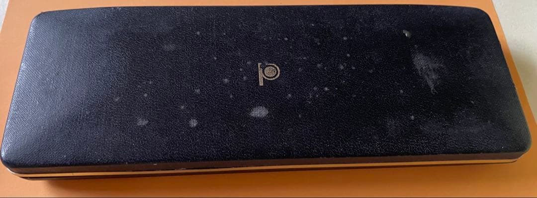 昭和レトロ　PLATINUM ブラック 万年筆　中字