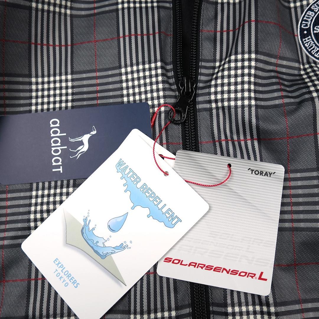 adabat 撥水 グレンチェック柄 スウィングトップ M