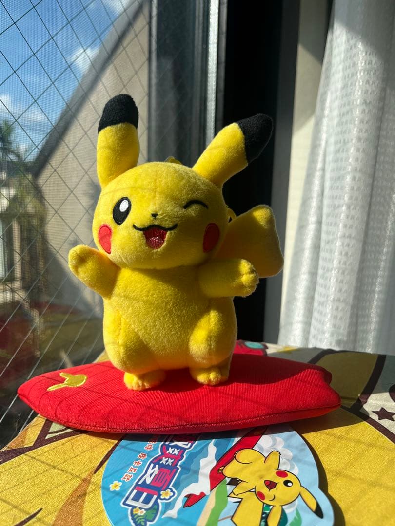【最終値段】海外限定 ポケモン サーフィンピカチュウ ぬいぐるみ セット
