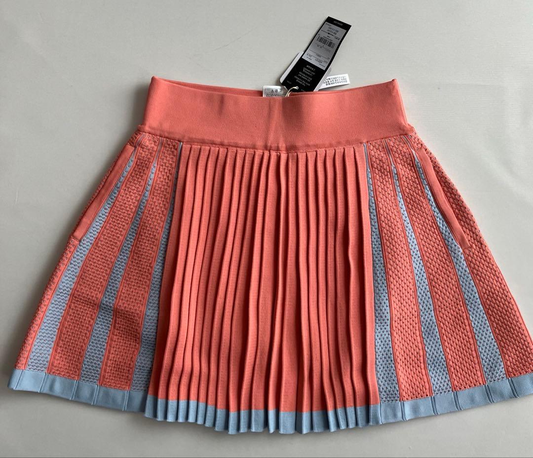 新品タグ付⛳️アディダスゴルフ激カワ　ニット&スカートセット　S