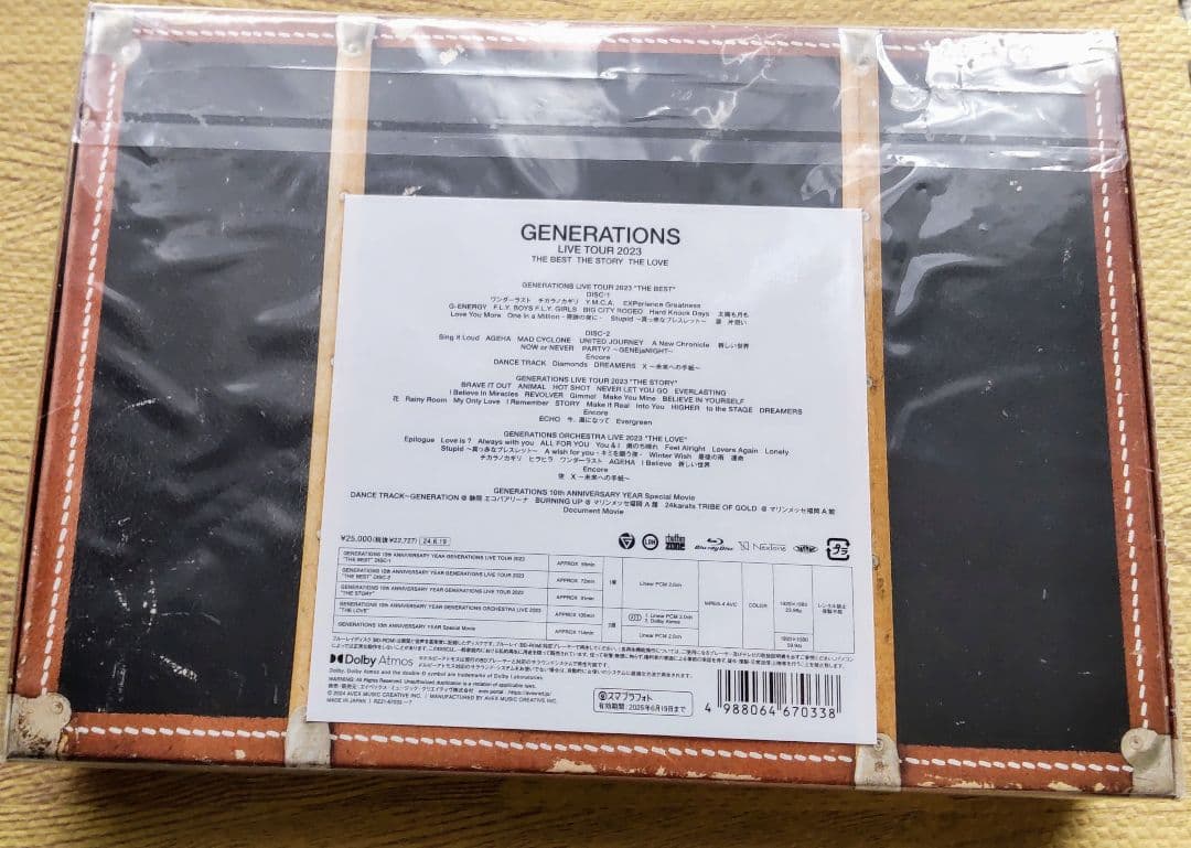 GENERATIONS 10周年 ライブツアーコンプリートBOX & グッズ