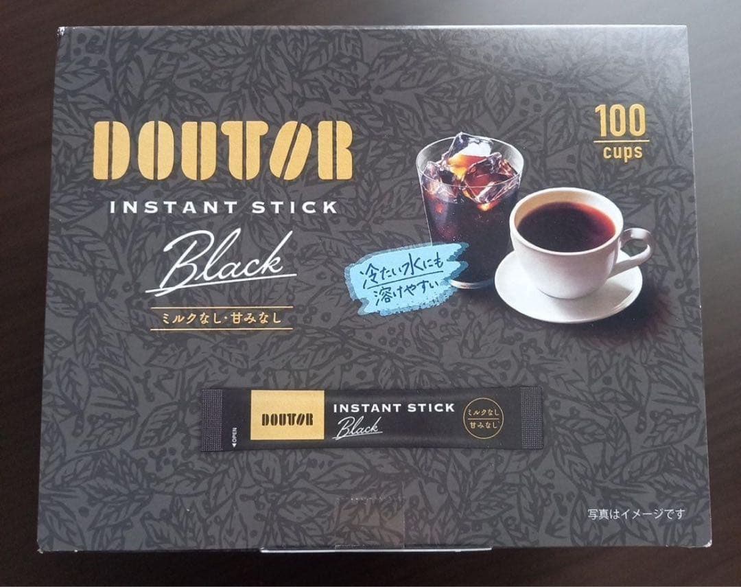 DOUTOR インスタントスティック ブラック 500本