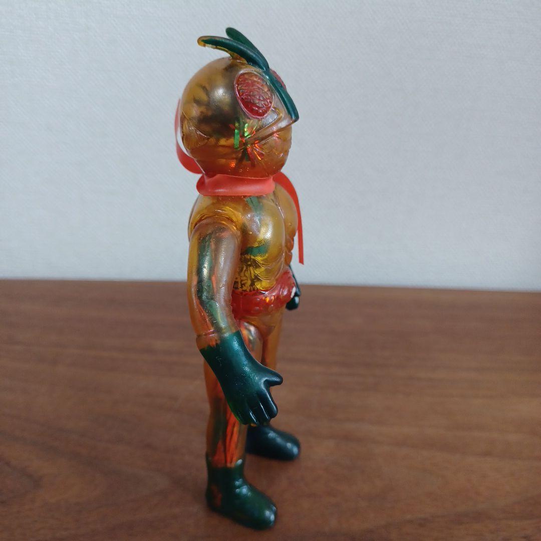 当時物　ポピー製スケルトン「仮面ライダー 」希少ソフビフィギュア　2点セット