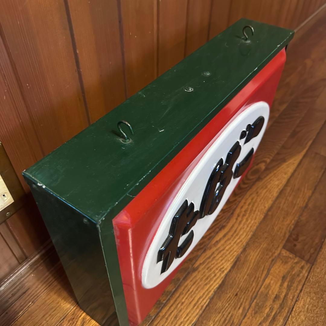 昭和レトロ　電飾看板　当時物　点滅式　珍しいです　タバコ吊り下げ看板　両面