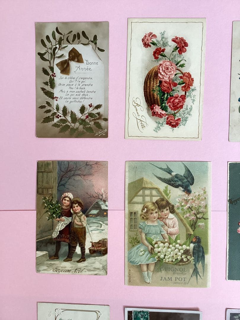 アンティークポストカード 22枚 フランス