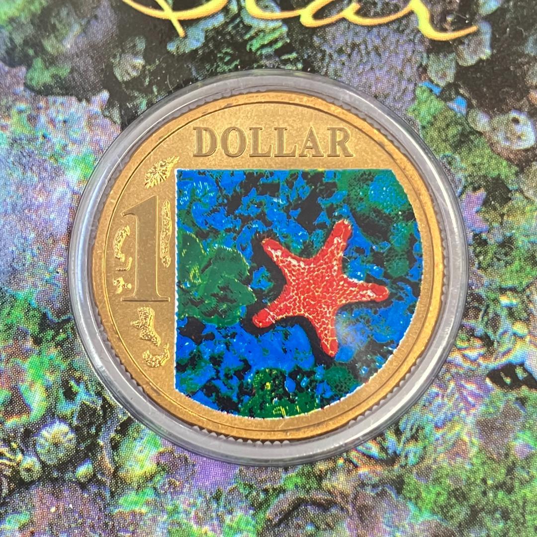 王立オーストラリア造幣局 オーシャンシリーズ ビスケットヒトデ 1ドル記念