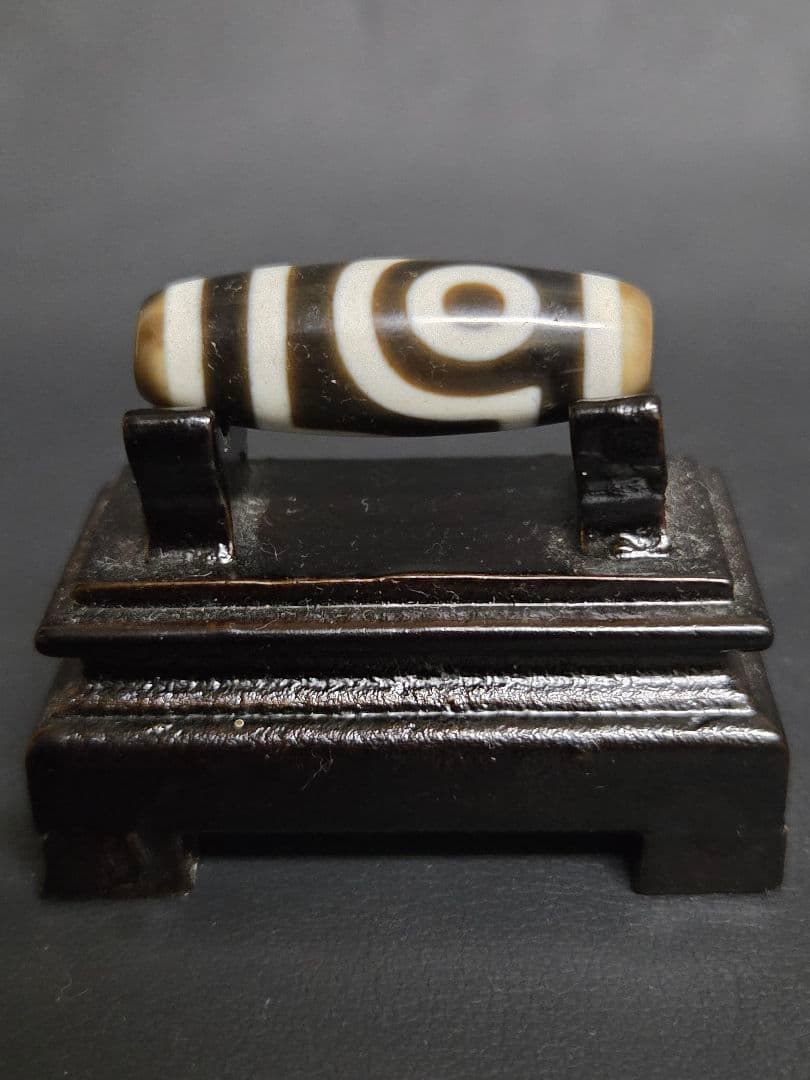 082　天珠　正統派　二眼天珠　dzibeads！