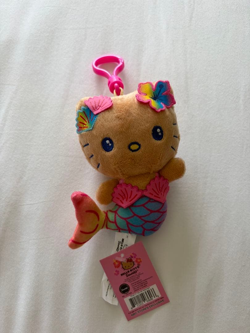 即日発送【３個セット】ハローキティ 人魚 キーホルダー ハワイ　限定