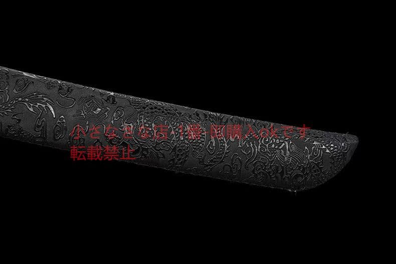 刺繍春刀藍魔  古兵器 武具 刀装具 日本刀 模造刀 居合刀