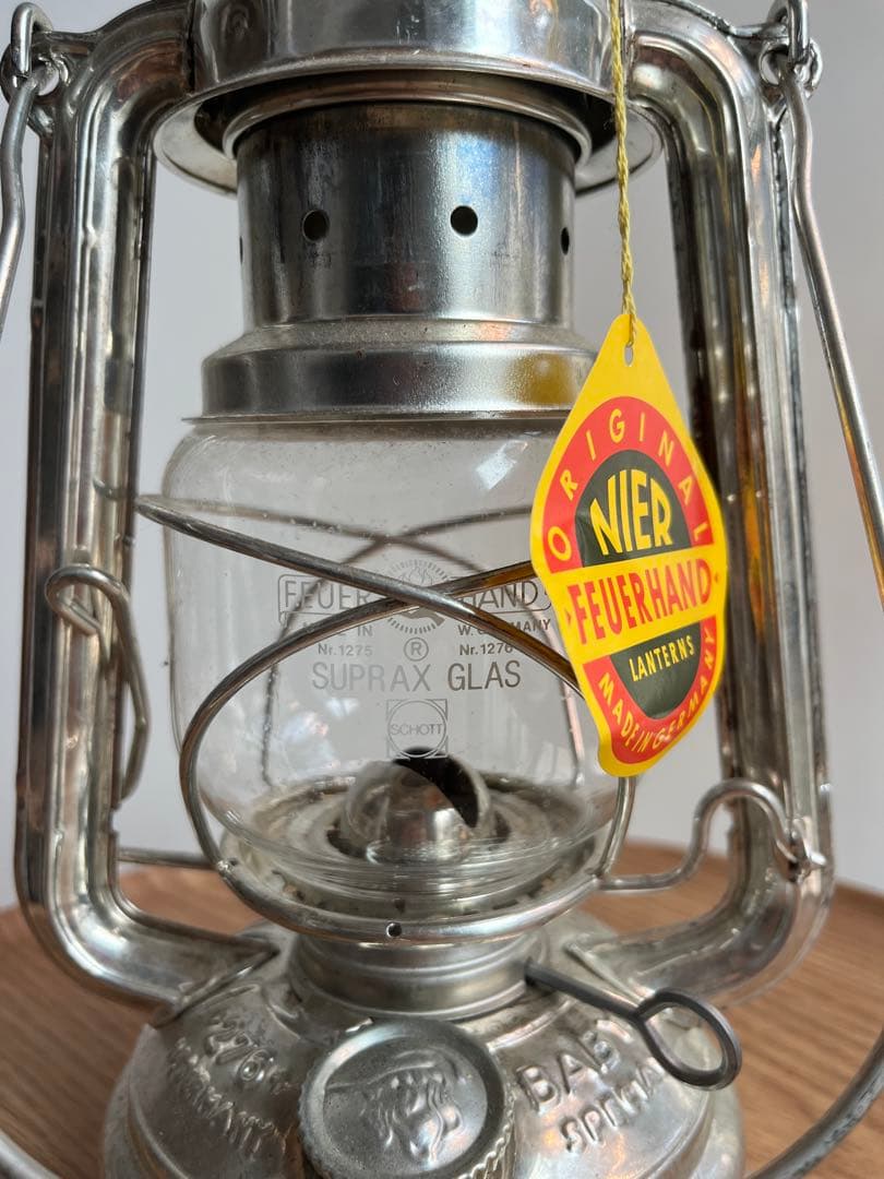 FEUERHAND ランタン シルバー　錫メッキ　ヴィンテージ　276【廃盤】