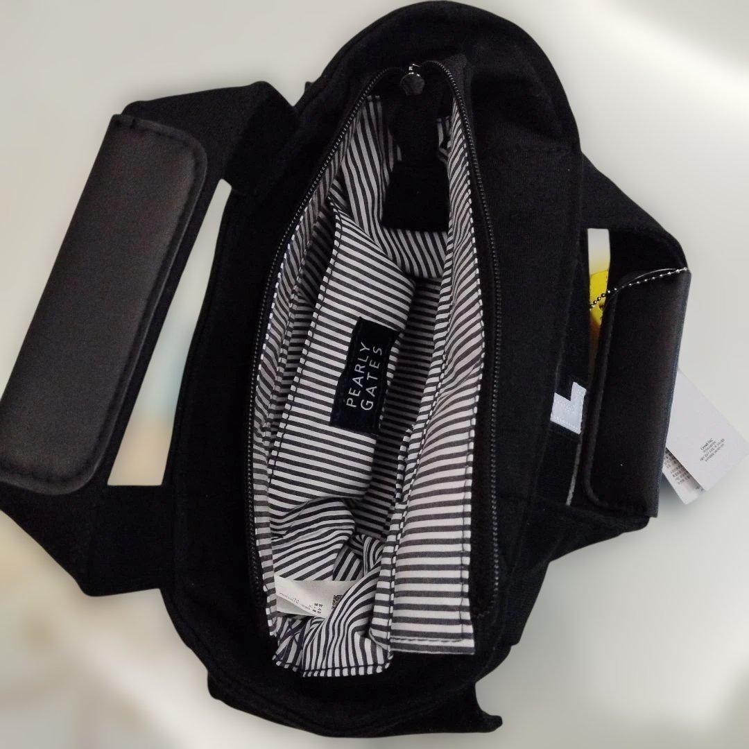 タグ付き新品PEARLY GATES ゴルフカートバッグ ブラック